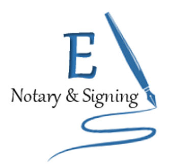 E Notary and Signing logo