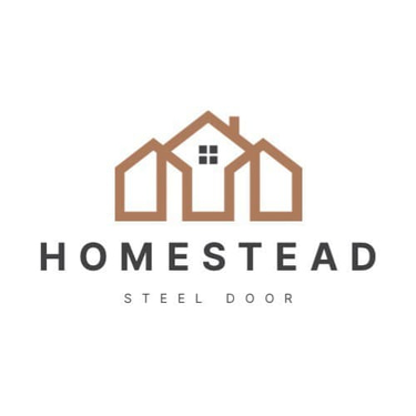 HOMESTEAD STEEL DOORS AND HOME AUTOMATION logo