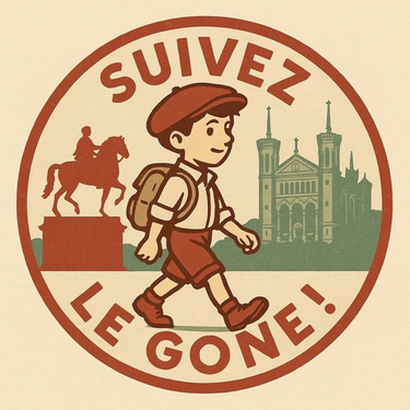 Suivez le gone logo