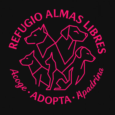 Refugio almas libres donde encuentran un hogar logo