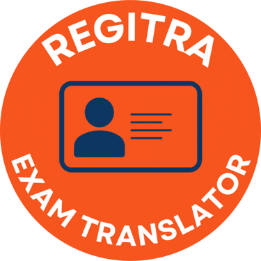 Regitra Exam Translator logo
