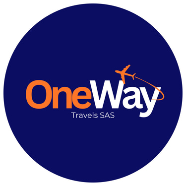 One way travels logo