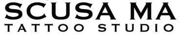 Scusama Tattoo logo