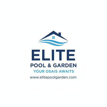 Elite pool & garden - pool cleaning garden care logo
