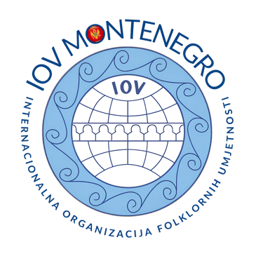 IOV Montenegro je Internacionalna organizacija folklornih umjetnosti logo