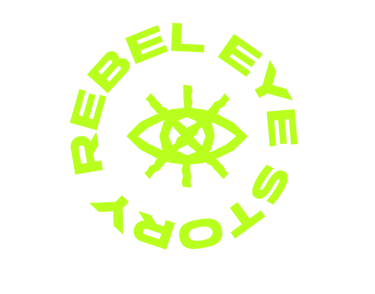 Rebel eye story video production agency logo