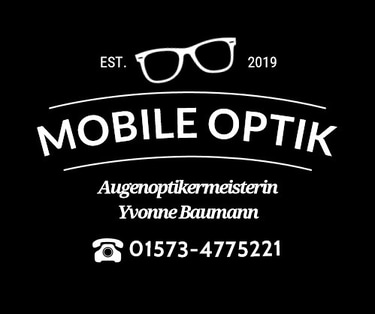 Mobile Optik, Sehtest zu Hause oder im Wohnheim, Brille zu Hause aussuchen, Optiker, Vergrößernde Sehhilfen, Myopiemanagement logo