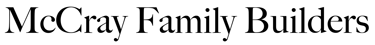 McCray Family Builders logo
