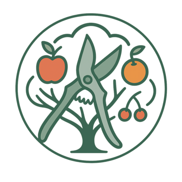 Střih ovocných stromů a následná péče  logo