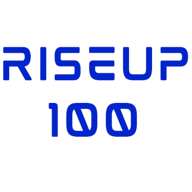 RiseUp100 logo