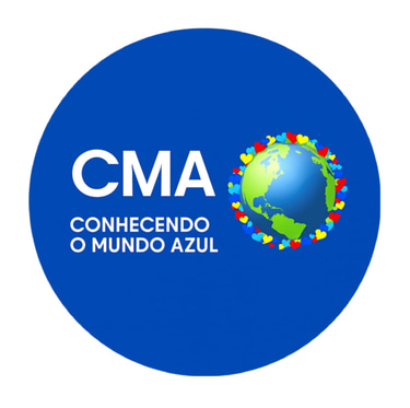Conhecendo o mundo azul logo