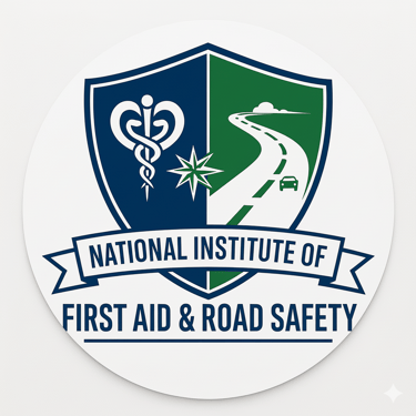National Institute of First Aid and Road Safety logo