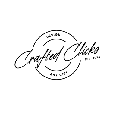 Crafted Clicks Design logo