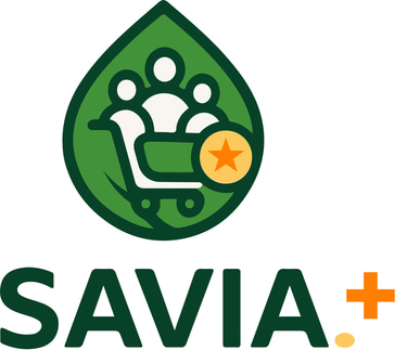 Savia Sistema de afilacion de víveres con incentivos ahorro logo