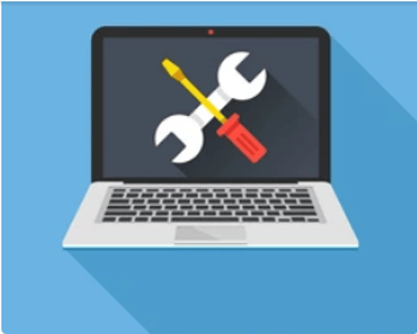Computer repair logo