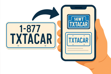 877-TXT-A-CAR logo
