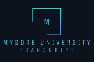 Mysore University Transcript logo