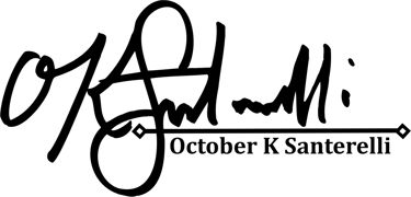 October K Santerelli logo