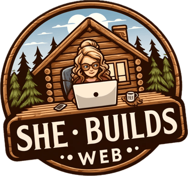 She Builds Web logo