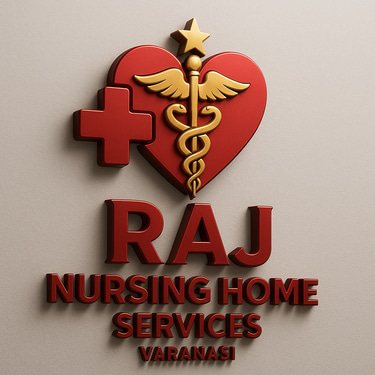 Raj nursing logo