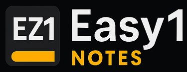 Easy1 Notes logo