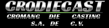 Inyección a presión DE ZAMAK Y ALUMINIO .CRODIECAST logo