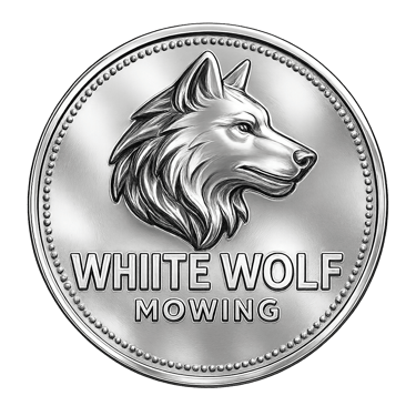 White Wolf Mowing logo