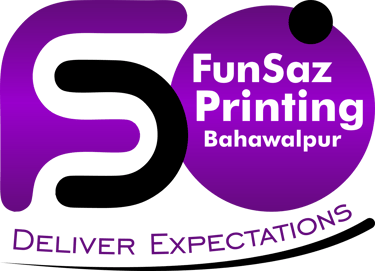 FunSaz "Design. Print. Deliver Perfection." logo