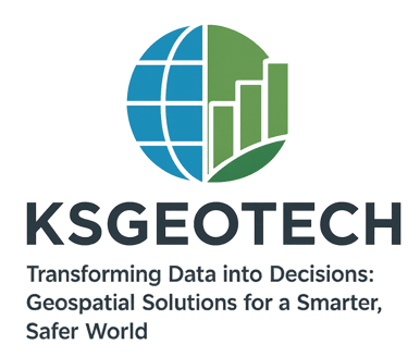 ksgeotech - a modern, professional website for a geospatial company logo