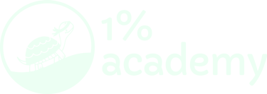 1% Academy logo