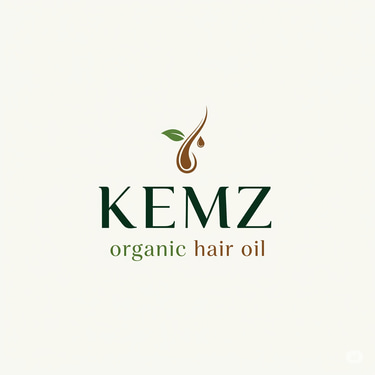 Kemz 100% organic hair oil. logo