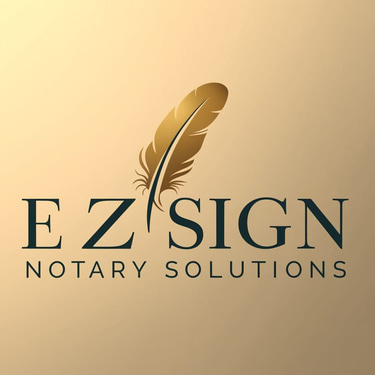 EZ SIGN NOTARY SOLUTIONS logo