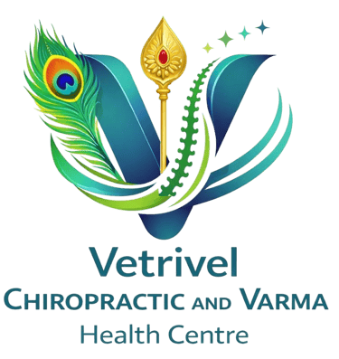 Vetrivel Pain Relief Best Chiropractic & Varma treatment for Headache Sciatica Back Pain Neck Pain Knee Pain logo