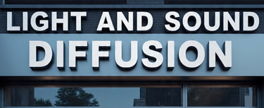 light and sound diffusion logo