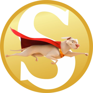 super hero dog logo