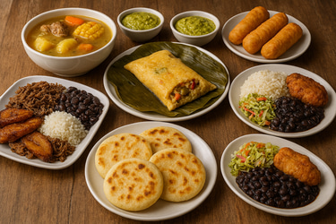 El sazon del buen sabor Venezuelan 🍲food logo