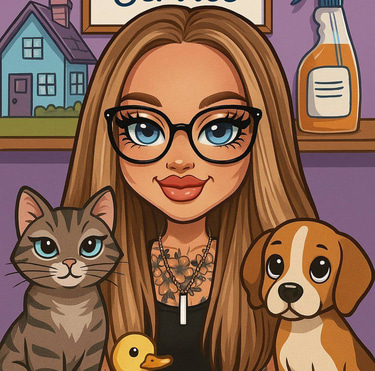 Julie's Pets - At Your Service logo