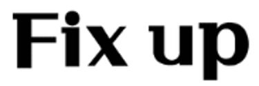 Fix Up logo