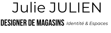 Julie JULIEN Designer de Concepts de magasins & Identité de marque logo