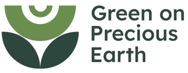 Green on precius eath logo
