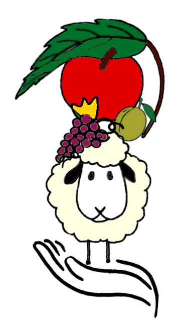 Le verger qui bêle logo