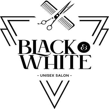 Black And White Family Unisex Salon logo