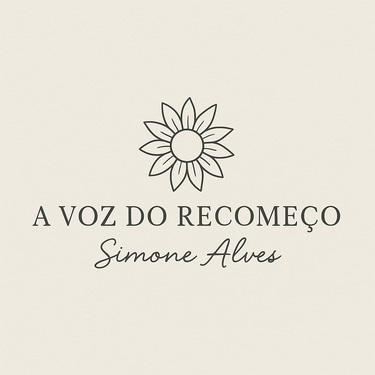 A Voz do Recomeço - Simone Alves logo