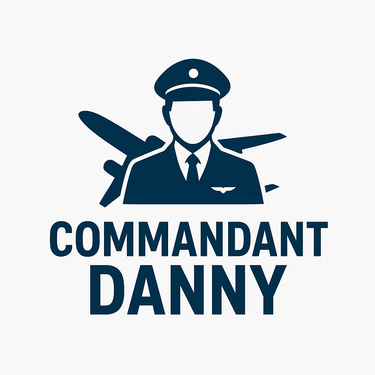 Commandant Danny, your Pilot Instructor logo