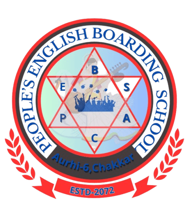 People's English Boarding School logo