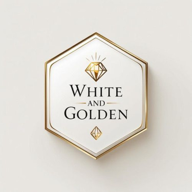 White & Golden logo