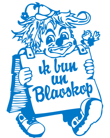 44 jaar Blaoskoppen embleem logo