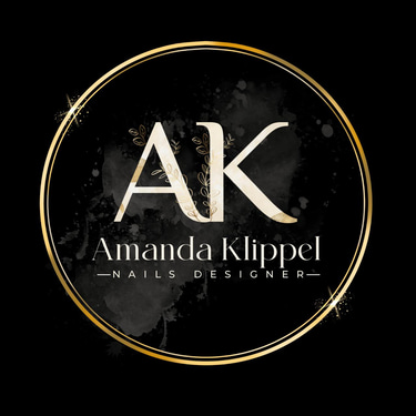 amanda klippel nail designer logo