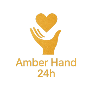 Amber Hand 24h logo