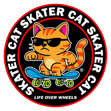 Skater cat logo